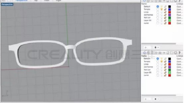 3D打印机专属定制眼镜框